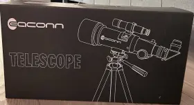 X004u147h Eaconn 80mm 600mm Refractor Telescope Altazimuth Mount Tripod Carry Bag X004u147h Eaconn 80mm 600mm Refractor Telescope Altazimuth Mount Tripod Carry Bag
