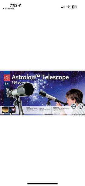 Edu Astrolon 18x-180x Telescope With Tripod -