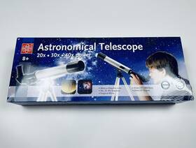 Edu-toys 769188410055 Astronomical Telescope Toy Kids 8 Years 20x/30x/40x Power Objective Lens