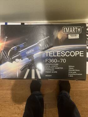 Emarth F360-70 Telescope In Case