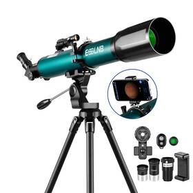 Esslnb Es2025g 80mm Lens Telescope 210x With Mobile Holder Stargazing App For Adults Kids Gift