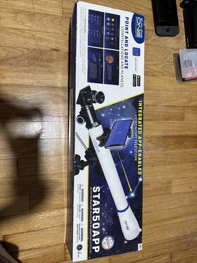 Explore Scientific 88-34550 50mm Refractor Telescope With Panhandle Mount And Astronomy App