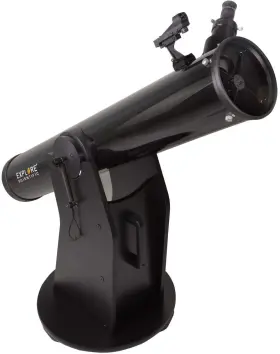 Es-on15476 Explore Scientific 6-inch F/7.6 Dobsonian Reflector Telescope Black Es-on15476 Explore Scientific 6-inch F/7.6 Dobsonian Reflector Telescope Black