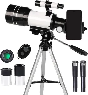 Telescope-70300 Fashionari Telescopio Para Principiantes Y Ninos Telescopios Refractor Astronomico Portatil Telescope-70300 Fashionari Telescopio Para Principiantes Y Ninos Telescopios Refractor Astronomico Portatil