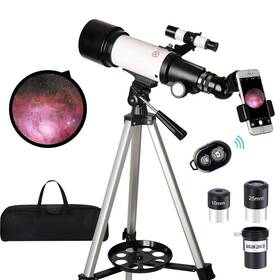 Fashionari Telescope40070 Telescope For Kids Adults Beginners 70mm Aperture 400mm Focal Length Telescop