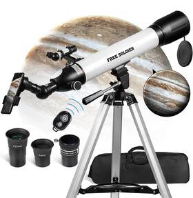 Free Soldier 70090 Brand New Professional Refractor Telescope Unopened Still In Box