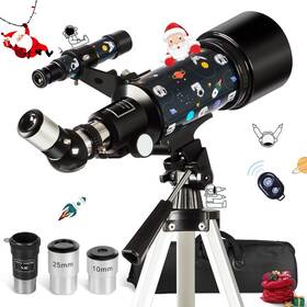 Free Soldier 925810061109 Telescope For Kids Adults Astronomy Beginners Over 8 Years Old 70mm Aperture