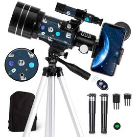 Free Soldier 925810098990 Telescope For Adults Astronomy 70mm Aperture 300mm Focal Length Portable Ast