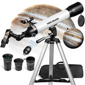 Free Soldier 925810099157 Telescopes For Adults High Powered - 700x90mm Az Astronomical Professional Re