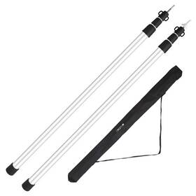 Fresh Fab Finds Fff-gpct3985 Telescoping Tarp Poles Portable Aluminum Awning