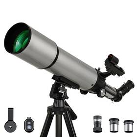 Galaeyes 769310806671 Telescope 90mm Aperture 500mm Fl Az With Stargazing App For A