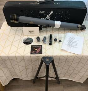 Galileo 332-361 Hc-2 Optics#332-361 .965 Telescope With Stand And Accessories