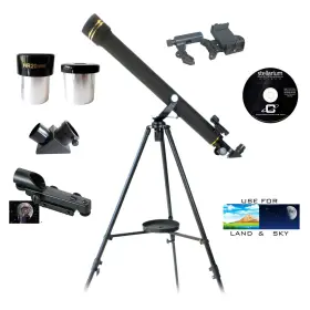 Ss-760 Galileo 851514006305 700mm X 60mm Refractor Telescope And Smartphone Photo Adapter Ss-760 Galileo 851514006305 700mm X 60mm Refractor Telescope And Smartphone Photo Adapter
