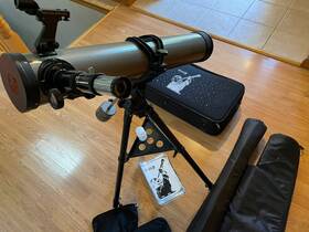 Galileo Fs-95dx 800x95 Refractor Telescope