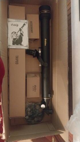 Galileo G-860bg Telescope With Accessories 133x40x