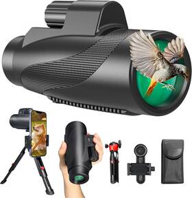 Gosky Qhmn011a 12x50 Monocular Telescope Bak4 Prism Fmc Lens Lightweight Bird Watching