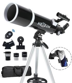 Hexeum Az80600 Telescope For Adults And Beginner - 80mm Aperture 600mm Fully Multi-coated High