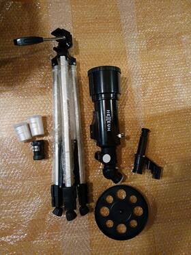Hexeum S0070 50070 Refractor Telescope 70mm 500mm With Tripod
