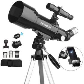 Honslis 780887397560 Telescope For Kids And Adults Beginner Astronomers 70mm Aperture 500mm Fully Multi