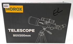 Horox 810045214788 Telescope 80mm Aperture 500m Refractor Black