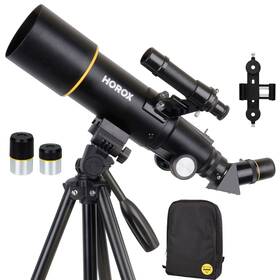 Horox Horox7040005 Telescope 70mm Aperture 400mm Refractor For Astronomy F