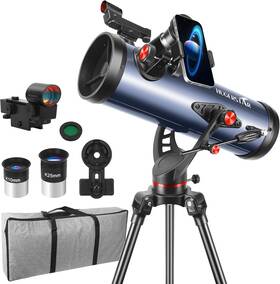 Hugerstar 445056057036 Telescope 130az Newtonian Reflector For Adults High Powered Professi