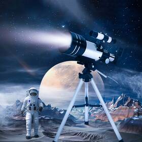 Ikaufen 980595623245 Professional Astronomical Telescope With High Tripod For Hd Viewing Adults Kids