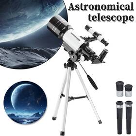 Ikaufen 980595623269 Telescope Astronomical 150x With Smart Phone Adapter Barlow Lens For Kids Gift
