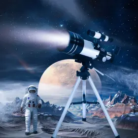 Ikaufen 980595623689 Professional Astronomical Telescope With High Tripod For Hd Viewing Adults Kids