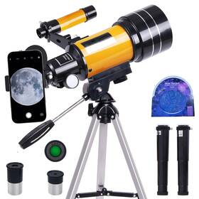Imeshbean 791101587100 Telescope For Adults And Kids 70mm Aperture 300mm Astronomical Refractor Telesc