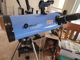 Ioptron N114 Telescope Cube Pro Mount. - A Goto With Gps And Dual Altz/ Eq