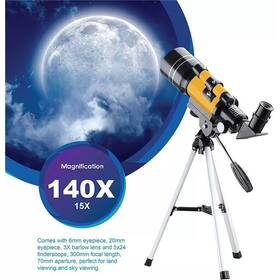 Jahy2tech F30070 Professional Astronomical Telescope To Watch Space Adult Childrens In Hot