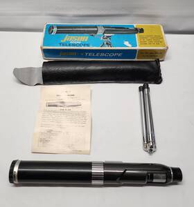 Jason 13x-40x Vintage Zoom Telescope Model 321 40mm With Tripod Box