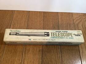 Kmart Focal 191/bz30-4 Vintage Zoom Hand Telescope 10x-30x30mm #191 Original Box