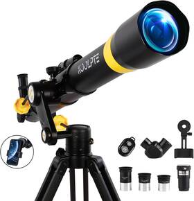 Koolpte 313106515584 Telescope 90mm Aperture 900mm - High Precision Adjustment Vertisteel Az Mount Ba