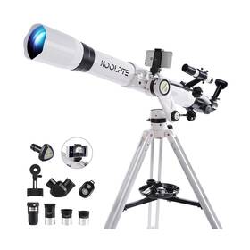 Koolpte Az90900-e Telescope With Digital Eyepiece - Astronomy Refracting 90mm Apertur
