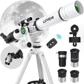 Luvoni 654538594144 90mm Aperture 900mm Telescopes With Fine-tuning Az - Scratch And Dent