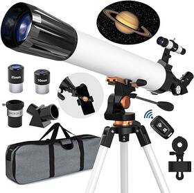 Luvoni Luvoni-f80090m-202308-white Telescope 90mm Aperture 800mm F80090m-202308 - White