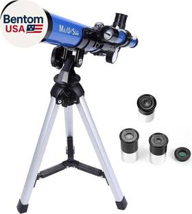 Maxunite 744110774504 Kids Telescope 400x40mm With Tripod And Finder Scope Portable For