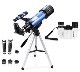 Maxusee 667581332335 70mm Refractor With 8x21 Compact Binoculars For Kids And Astronomy Beginners