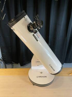 Meade 203003 Lightly Used Lightbridge Mini 130 Dobsonian Telescope And Accessories