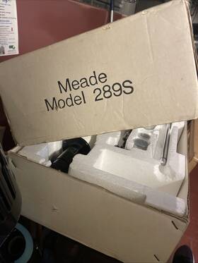 Meade 289s Astronomical Telescope Model Equatorial Refractor Accessories Parts