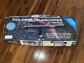 50az-s Meade Polaris Telescope By Model 50az- 250 Power 50az-s Meade Polaris Telescope By Model 50az- 250 Power