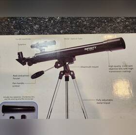 Meade 709942217650 Instruments Infinity 60 Mm Refractor Telescope New Open Box