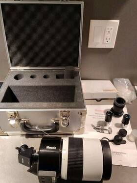 Meade 913567 Telescope 97 Series 3.5 1000mm Or18mm L Ma25mm Solar Filter