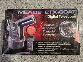 Meade Ext-60at Etx-60 At Refractor Digital Telescope With Computer Controller