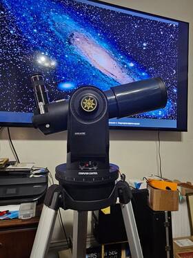 Meade Ext80 Etx 80 At Tc Telescope Without Tripod And Extra Eye Pieces Carry Bag