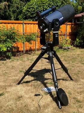Meade Lx600 Lx600-acf 12 Inch F/8 Schmidt-cassegrain Telescope With Starlock And Hd Tripod A