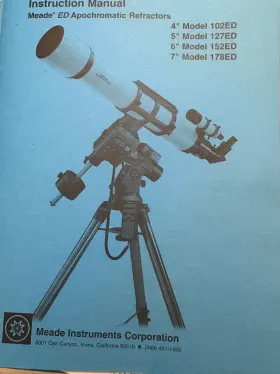 Lxd750 Meade 6 Inch 152ed Apo Refracting Telescope With Computer Drive System Tripod