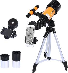 Mlabinya Mlwyjzj02or Telescope 70mm Astronomical Refracting With Adapter For Astronomy B